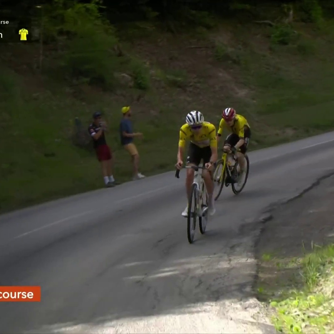 Pogacar attaque et lâche directement Vingegaard dans le Télégraphe ! Suivez le Dauphiné en intégralité sur Max