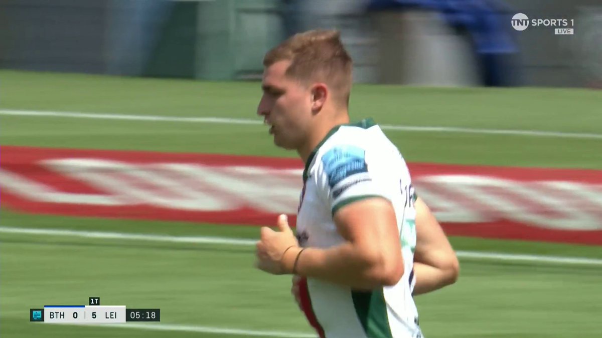 Five minutes in to the #GallagherPremFinal and Leicester Tigers strike first. Trademark power from the lineout drive 💪