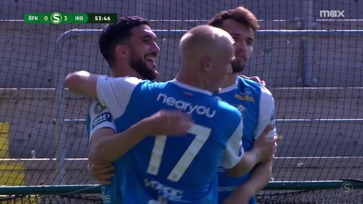 Daniel Krezic skickar in 3-0 för Oddevold mot ÖFK! 🔵⚪ 📲 Se matchen på Max