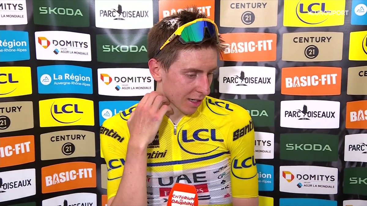 😡 El mosqueo de Pogacar con los Visma: "Querían soltarme en el descenso y eso no me gusta, pero así es el ciclismo moderno" #Dauphiné