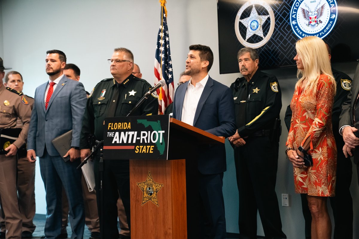 There are protests planned across the nation today, but know this: 1) We will continue to detain, deport, and deliver for the American people. 2) If any protests in Florida devolve into riots, those rioters will spend some time behind bars.