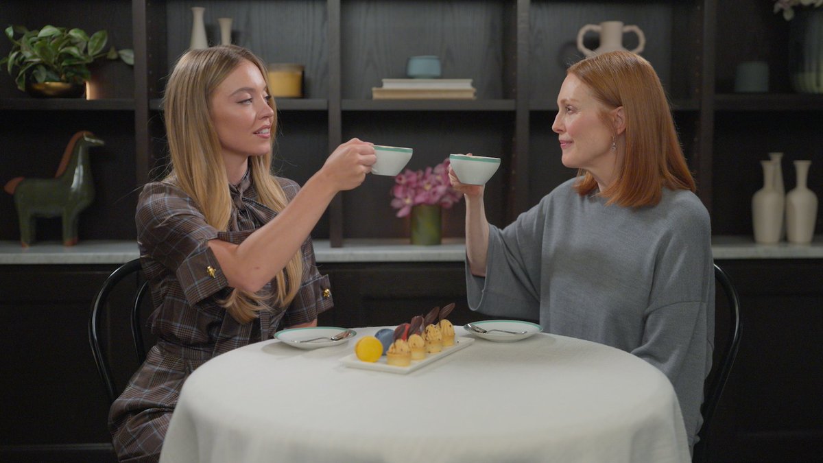 Julianne Moore and Sydney Sweeney spill everything but spoilers on Echo Valley. #EchoValley — Now Streaming