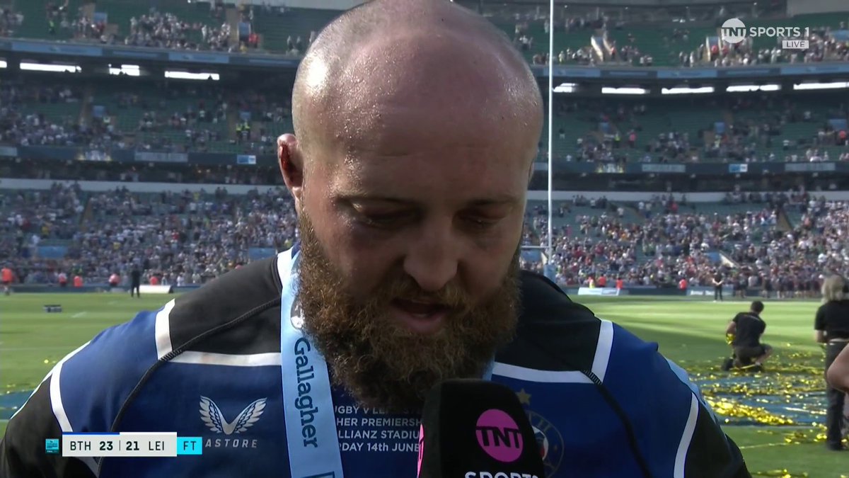 🗣️ “I’m really grateful to be here and I feel this is what everyone deserves, it’s for the whole city.” Tom Dunn is Bath through and through and now he's a Gallagher Premiership champion 🫡