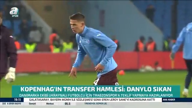 🔴🔵 Kopenhag, Trabzonsporlu futbolcu Danylo Sikan'a talip oldu.
