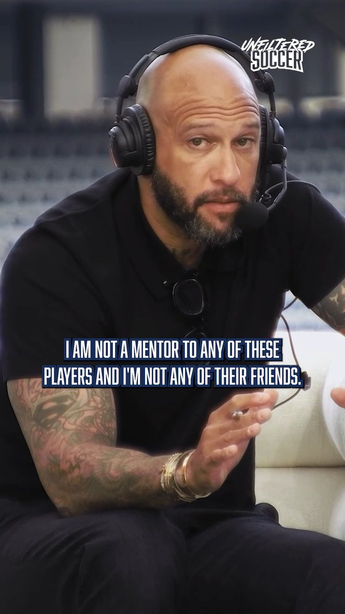 "I am not a mentor to any of these players and not any of their friends. ... The decisions that they make are garnered by the culture that’s created." USMNT legend Tim Howard speaks on the current national team players 🎙️🇺🇸 (via Unfiltered Soccer)