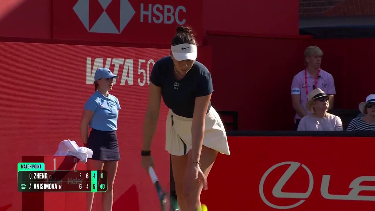 Next Stop: Amanda Anisimova's First Final on Grass 🥹 #HSBCChampionships