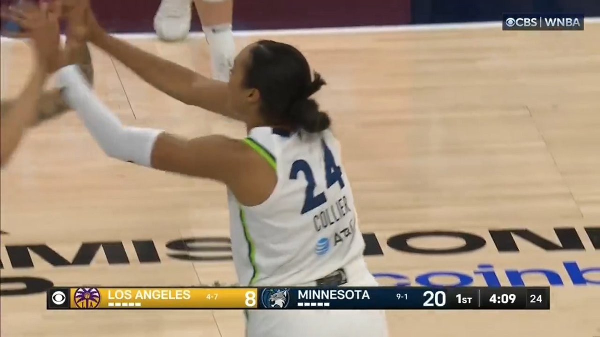 .Minnesota Lynx are raining 3's early on!