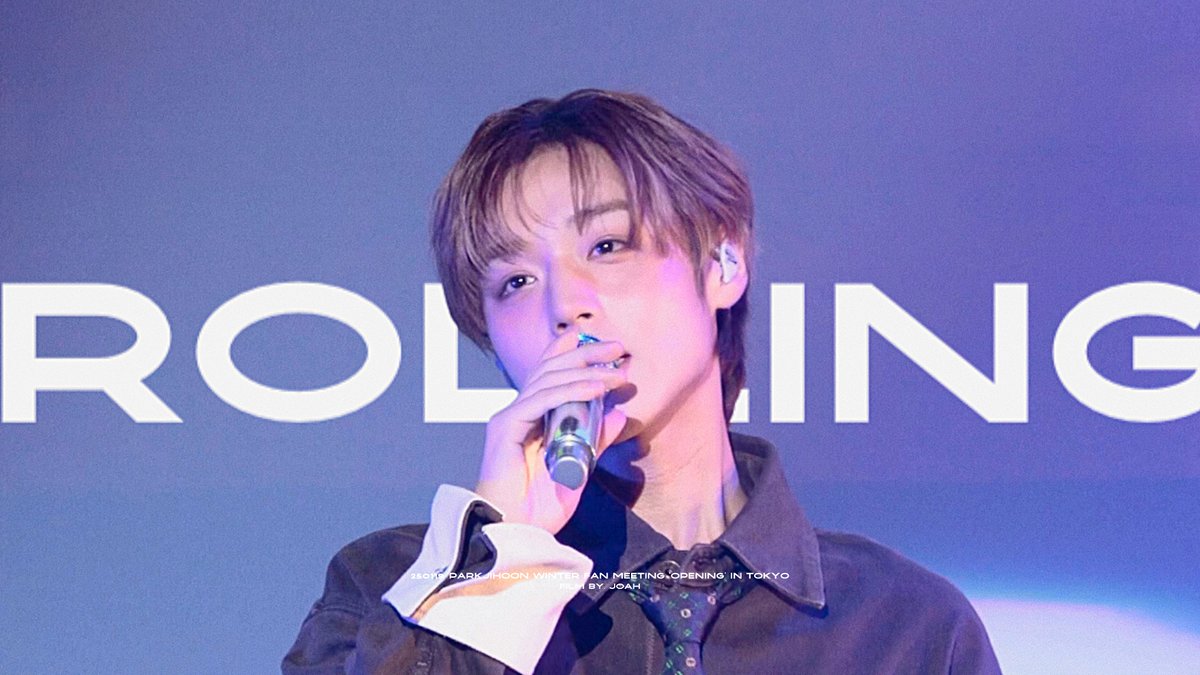 250119 ❄️ #박지훈 WINTER FAN MEETING 《𝑶𝒑𝒆𝒏𝒊𝒏𝒈》 IN TOKYO ❄️ Rolling ❄️