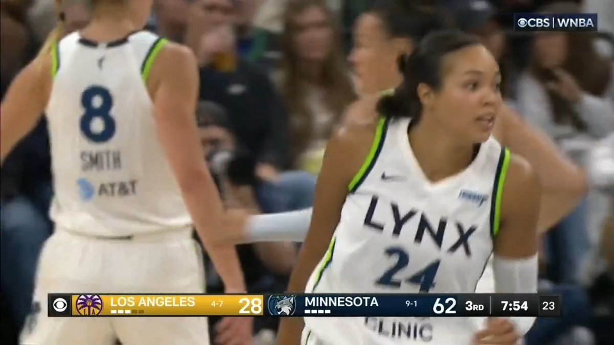 Napheesa Collier is very difficult to stop in the paint.