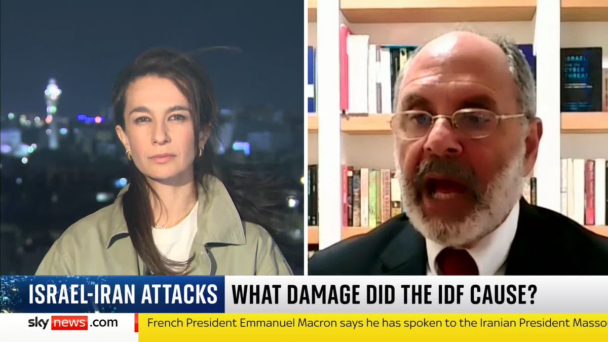 'How does this end?' - Yalda Hakim 'I imagine that the US will have to play a major role' - Chuck Freilich, Israel's former deputy national security adviser Watch a special edition of The World on the Israel-Iran attacks: 📺 Sky 501, Virgin 602