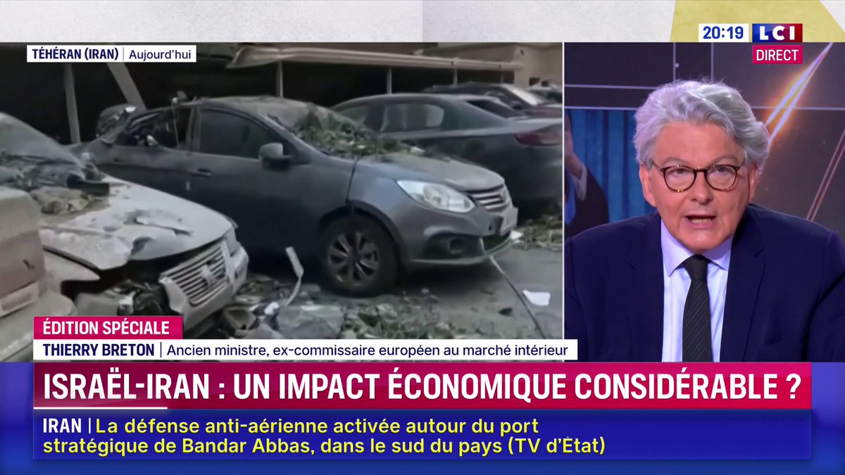 🔴 Iran-Israël : « On a le sentiment que Donald Trump s’est un peu fait doubler par Benyamin Netanyahou » estime Thierry Breton ▶️ ✦ Margot Haddad ✦