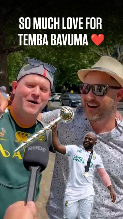 So much love at Lord's for Temba Bavuma ❤️