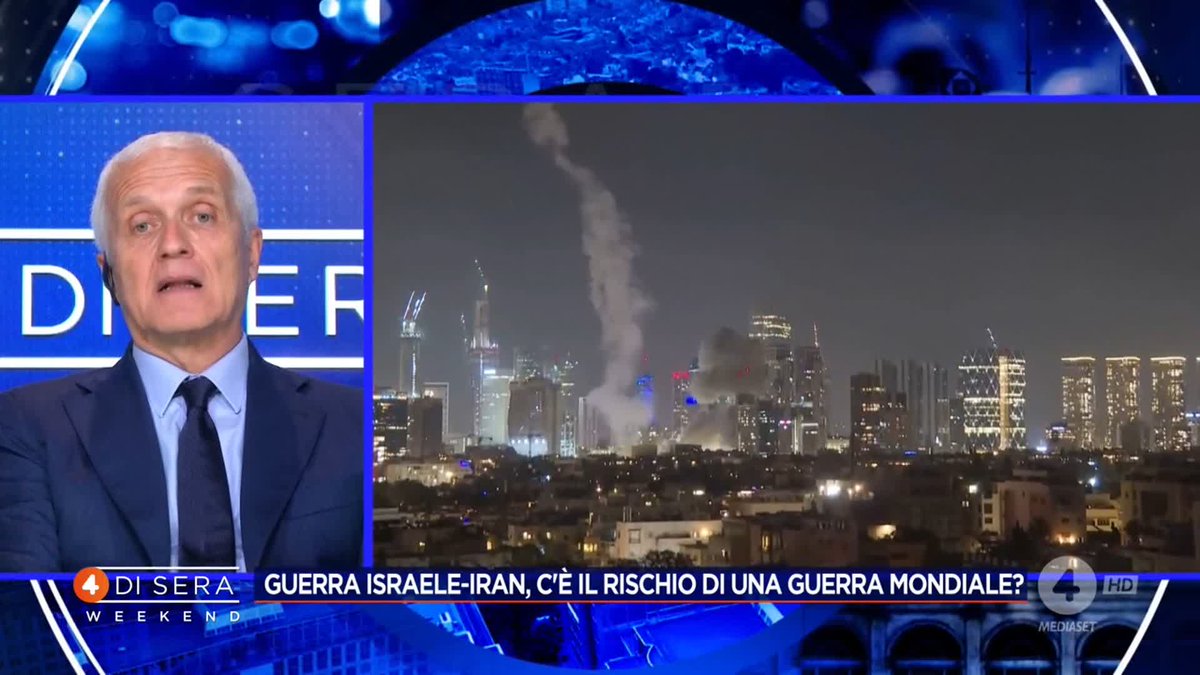 "Netanyahu ha fatto ciò che andava fatto prima, sta facendo il lavoro per il mondo libero" Francesco Verderami a #4disera Weekend