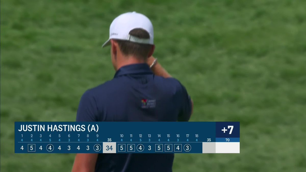 It's been quite a year for Justin Hastings! Not only did he win the Latin America Amateur Championship 🏆, he's the only amateur to make the cut this week.