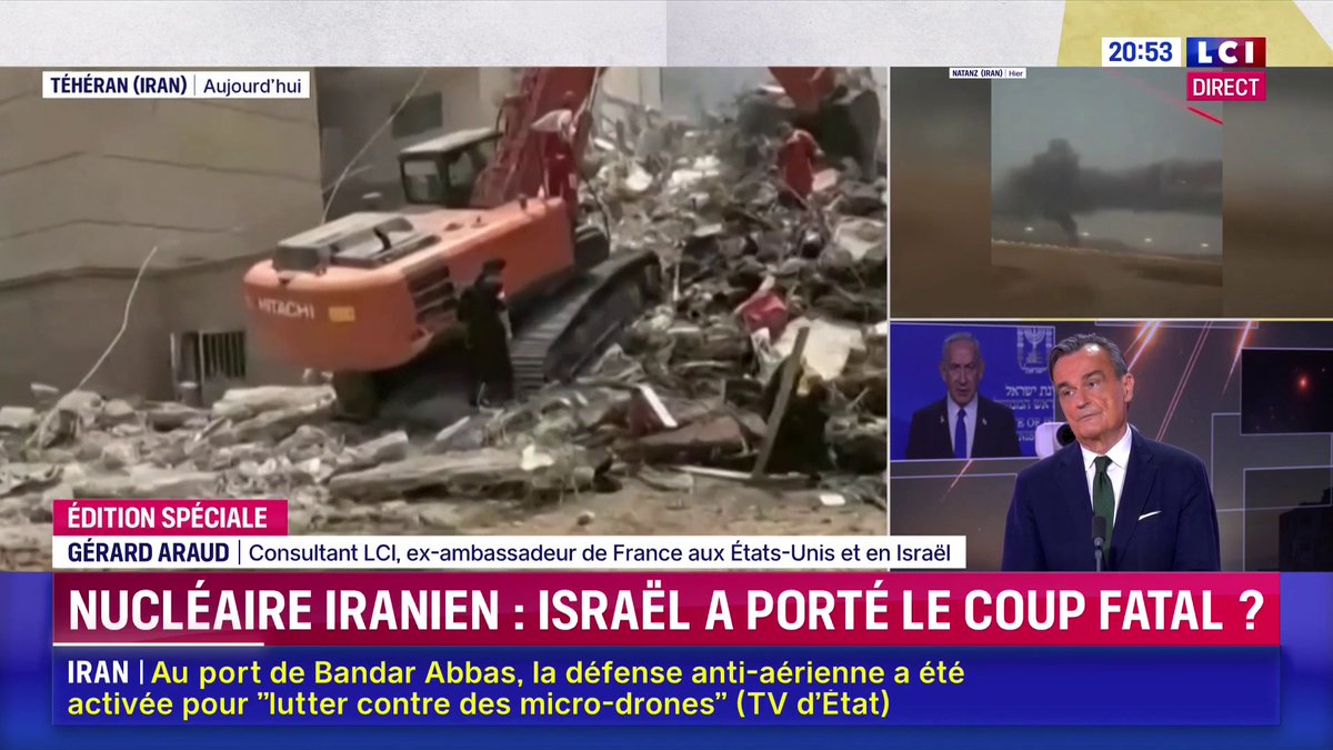🔴 Iran-Israël : « C’est la suprématie militaire absolue d’Israël » estime Gérard Araud ▶️ ✦ Margot Haddad ✦