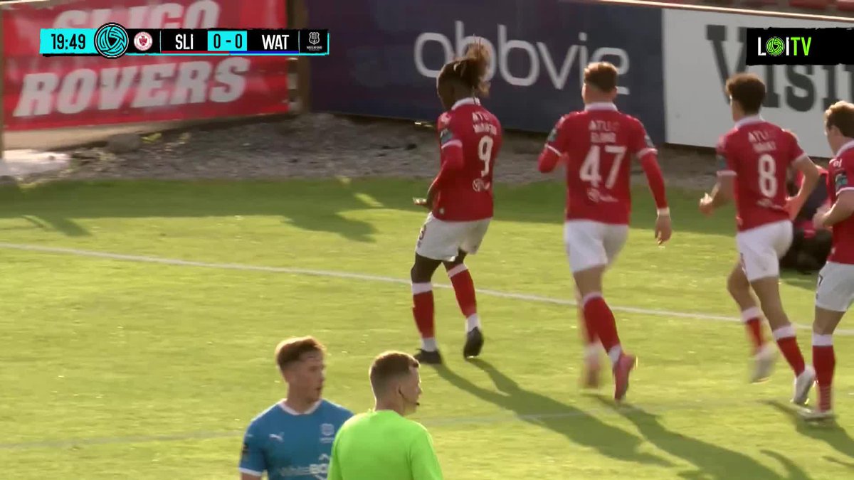 Wilson Waweru puts Sligo Rovers in the lead! 🔴