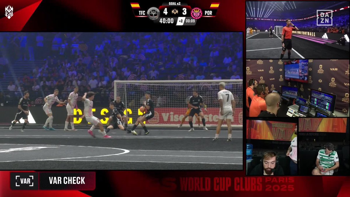 Penalti anulado a favor de Porcinos con gol doble 🐷🔥 #KingsWorldCupClubs