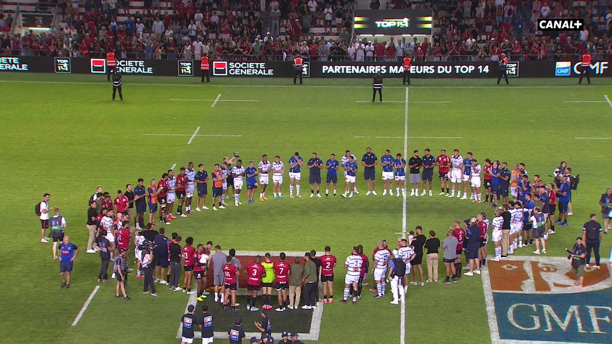 Un hommage collectif à Josaia Raisuqe pour finir en beauté 🥹🕊️ #TOP14 I #RCTCO