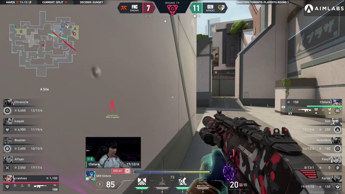 MASSIVE CLUTCH FROM t3xture WITH .51 ON THE CLOCK! #VALORANTMasters