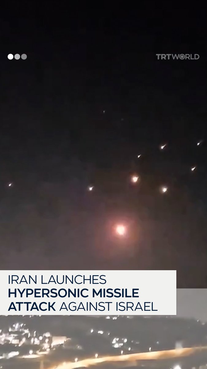 Iran has escalated its means of attack against Israel by launching a hypersonic missile in the most recent wave of strikes carried out as part of operation True Promise 3