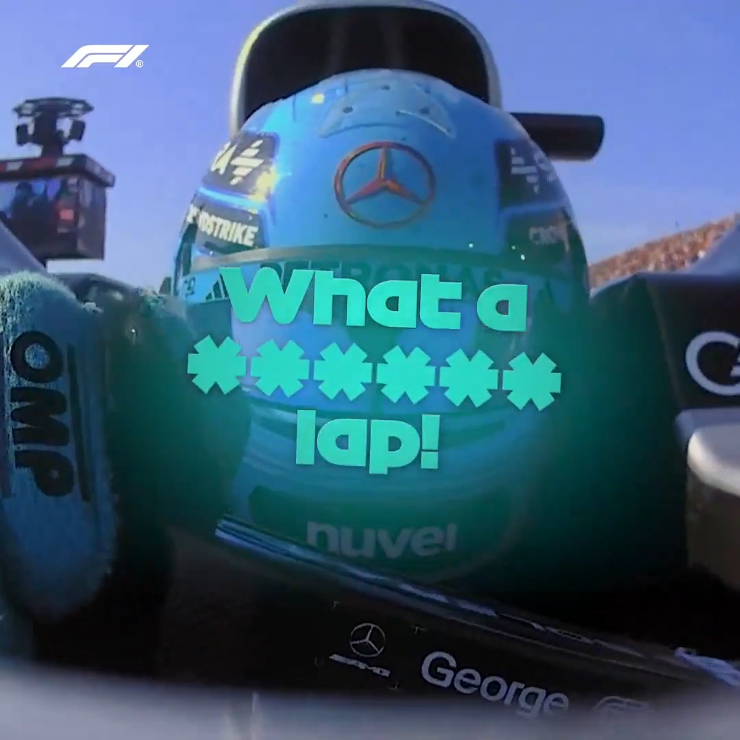 A brilliant lap... and the team radio wasn't bad either! 😄 A sensational sixth career pole for George Russell 🤩 #F1 #CanadianGP