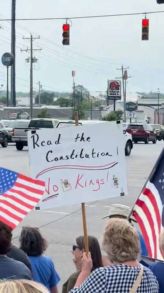 This video was provided to Local 12 of a "No Kings" protest in West Chester. Some other protests in our area include Cincinnati, Loveland, Union Township, Mason, Middletown and Oxford. People in Anderson Township held their "No Kings" protest yesterday.