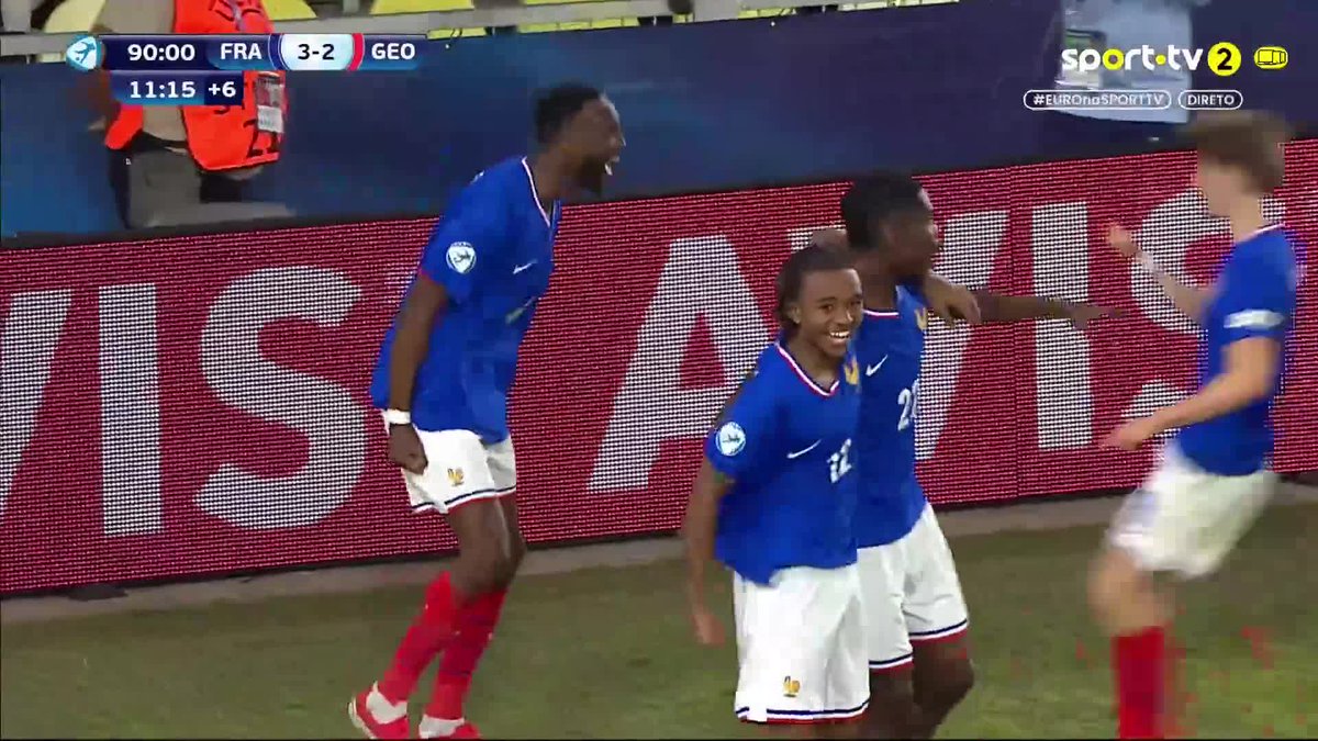 🇫🇷⭐️ | The 𝐖𝐈𝐍𝐍𝐈𝐍𝐆 𝐆𝐎𝐀𝐋 of 𝐓𝐡𝐢𝐞𝐫𝐧𝐨 𝐁𝐚𝐫𝐫𝐲 (𝟐𝟐) at the 90+12’ vs Georgia U21