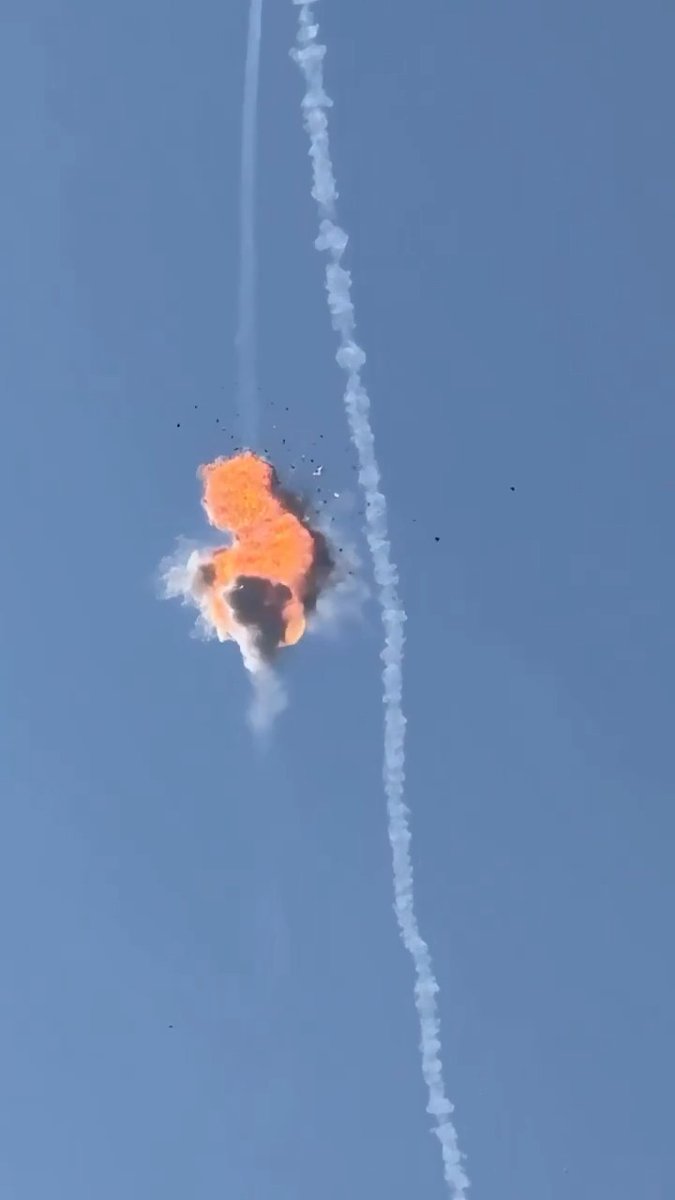 Israel’s Iron Dome intercepts an Iranian drone... 💥