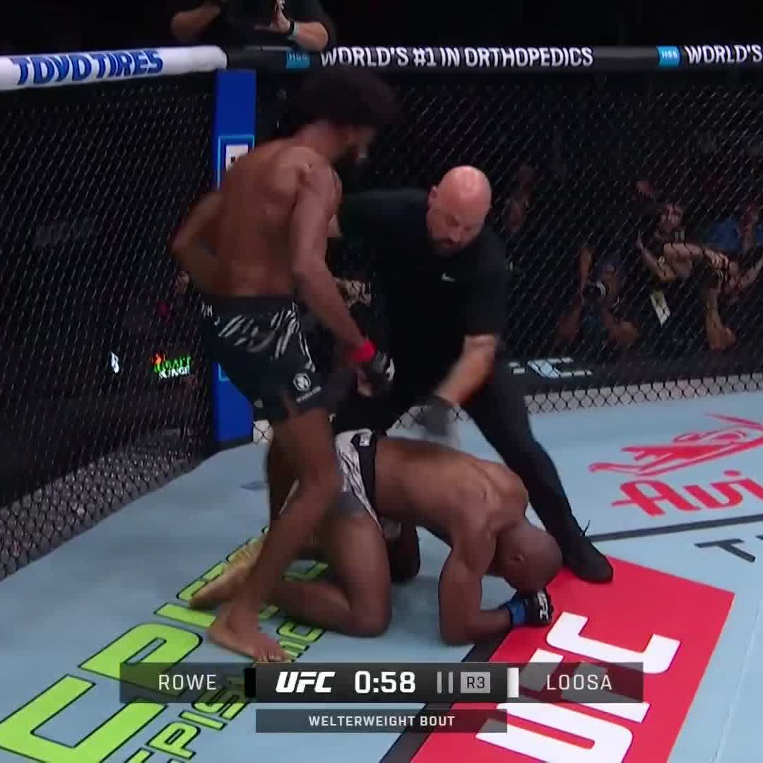WHAT A COMEBACK FOR @PhillyFreshMMA 🤯 He earns the Round 3 TKO in STYLE [ #UFCAtlanta | LIVE NOW on ESPN+ ]