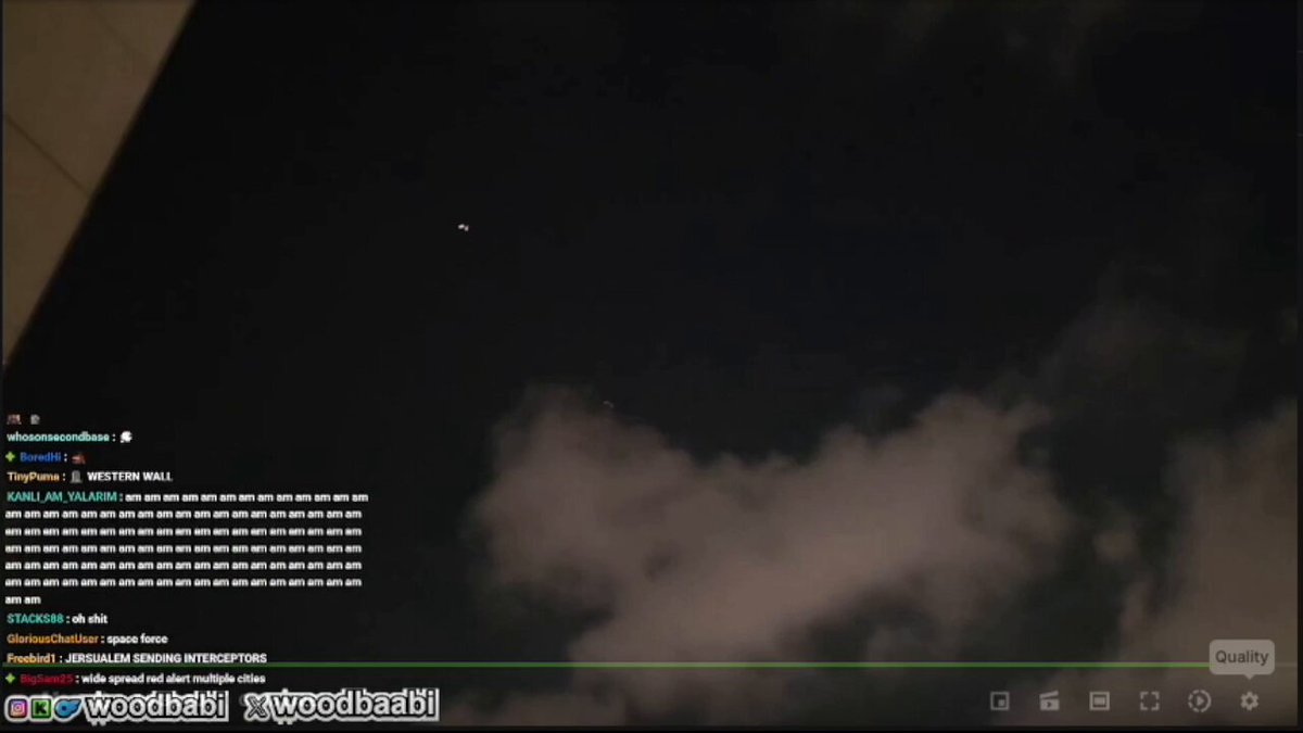 Iran's Missiles hitting Tel Aviv was streaming on Kick 👀