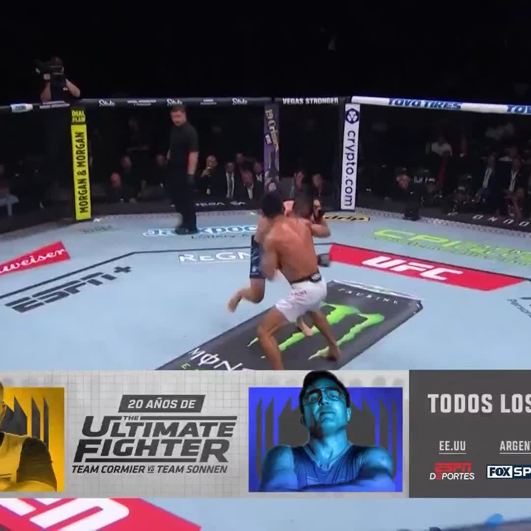 Ochoa NO quería dejarlo en manos de los jueces 😤😤😤 Jose Ochoa Oblitas #UFCAtlanta