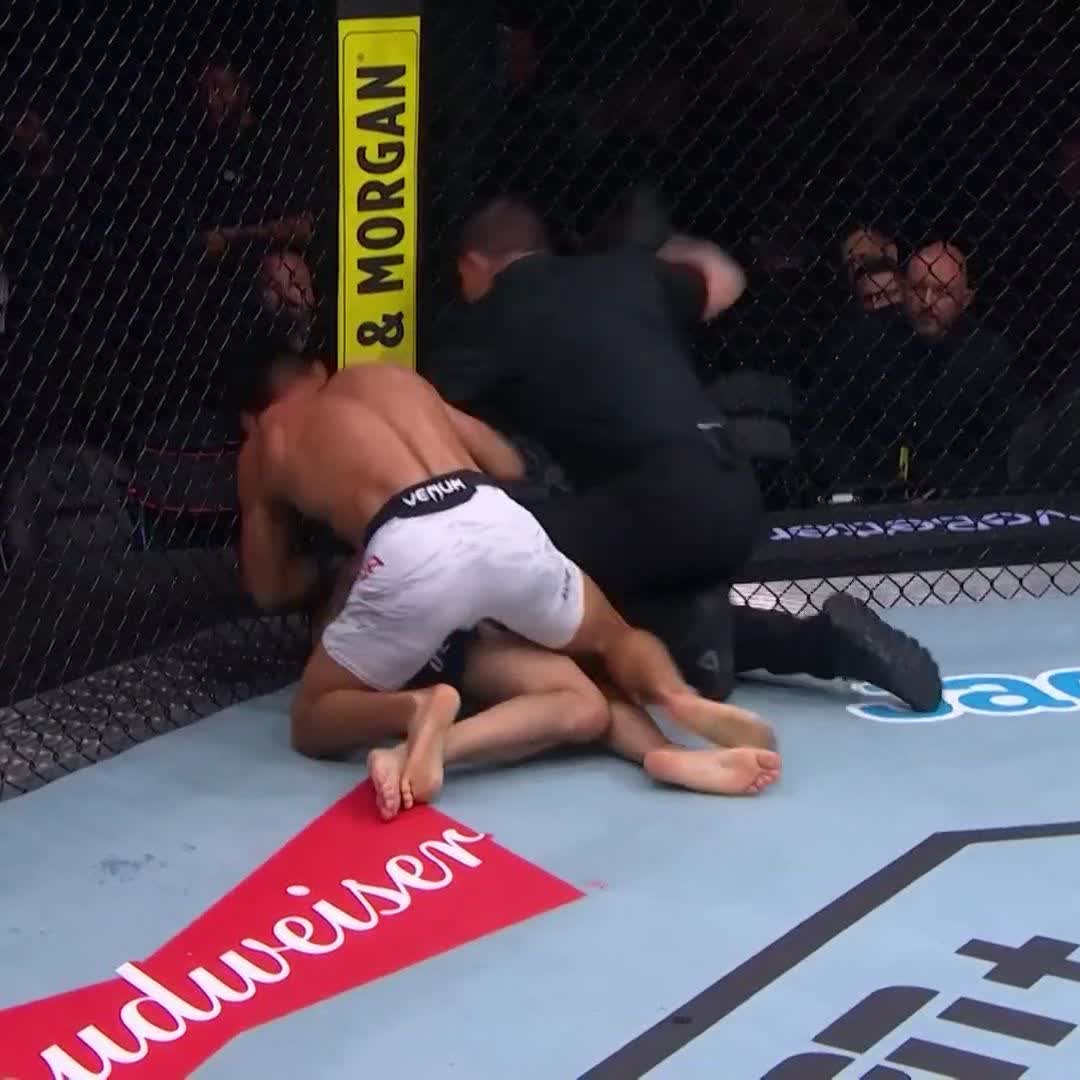 KEEP YOUR EYES ON THIS GUY 👀 @JoseOchoa_KZR comes out FAST in round 2 to earn his first UFC victory! [ #UFCAtlanta LIVE NOW on ESPN+ ]