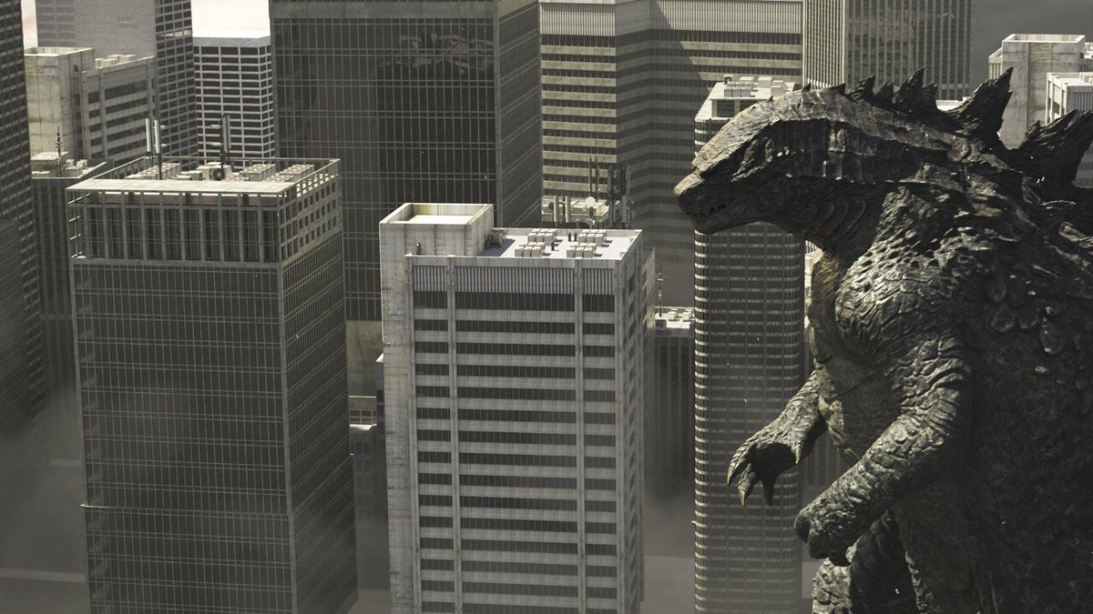blender Godzilla victory roar animation eeeree
