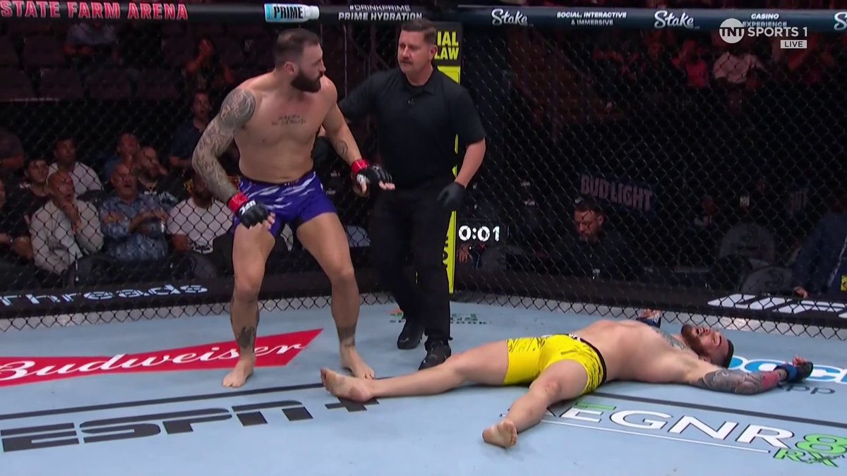 Paul Craig vs. Rodolfo Bellato has been ruled a no contest. #UFCAtlanta | LIVE on TNT Sports &amp; discovery+