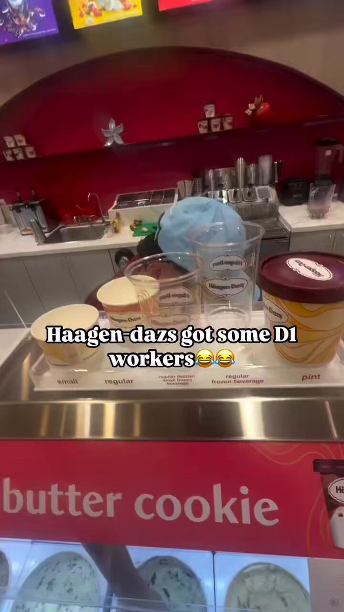 Haagen-dazs got some d1 workers 🤣 #viral #explore #explorepage #trending #short #feed #viral