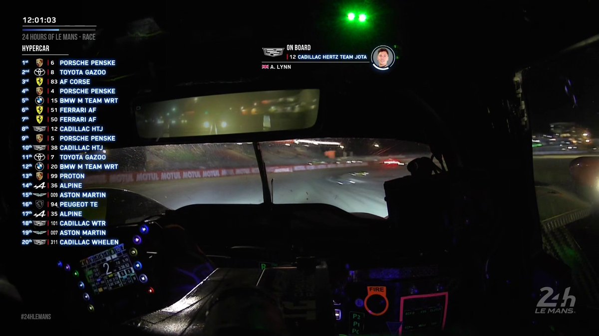 A lovely challenge from Finn Gehrsitz in the #78 puts Akkodis ASP into P2! 👏 Watch live on #WEC #LeMans24