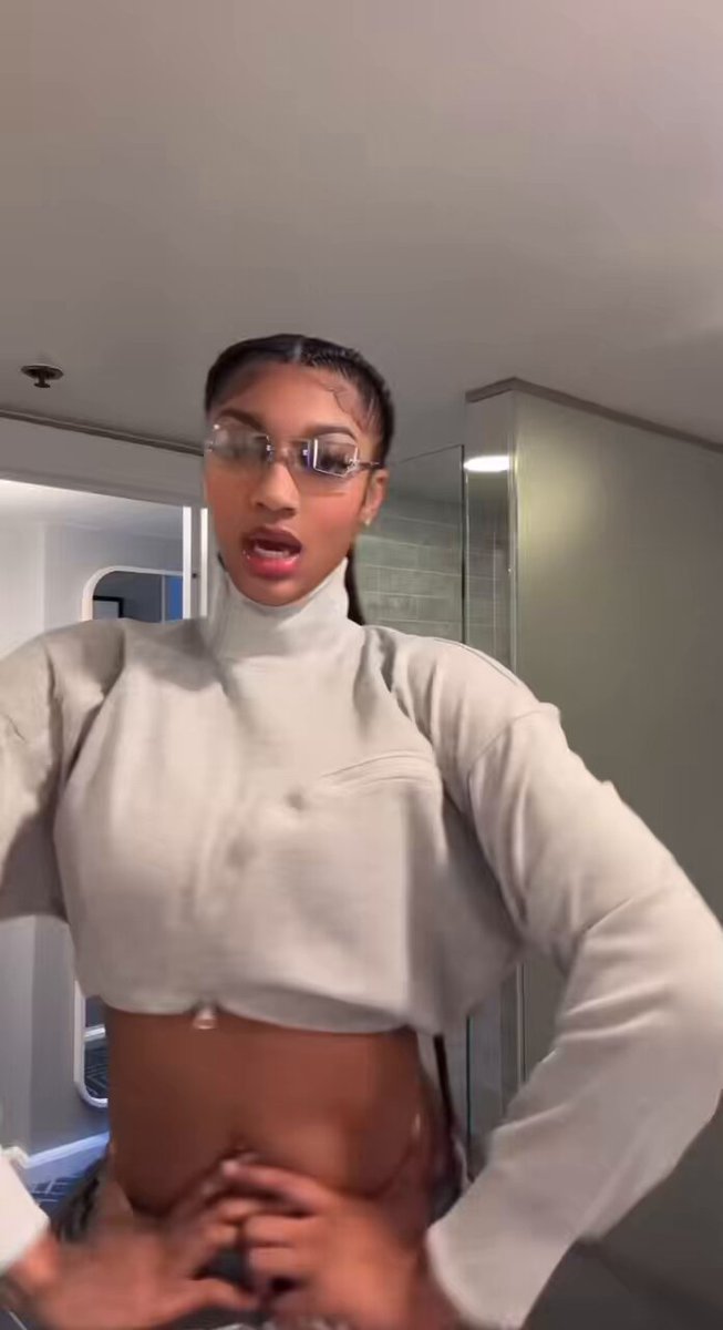Angel Reese on TikTok: “Whoever came up with the ‘mebounds’ thing. Y’all ate that up because rebounds, mebounds, crebounds, keybounds… anything that comes off that board, It's mine...The trolling, I love when y'all do that."
