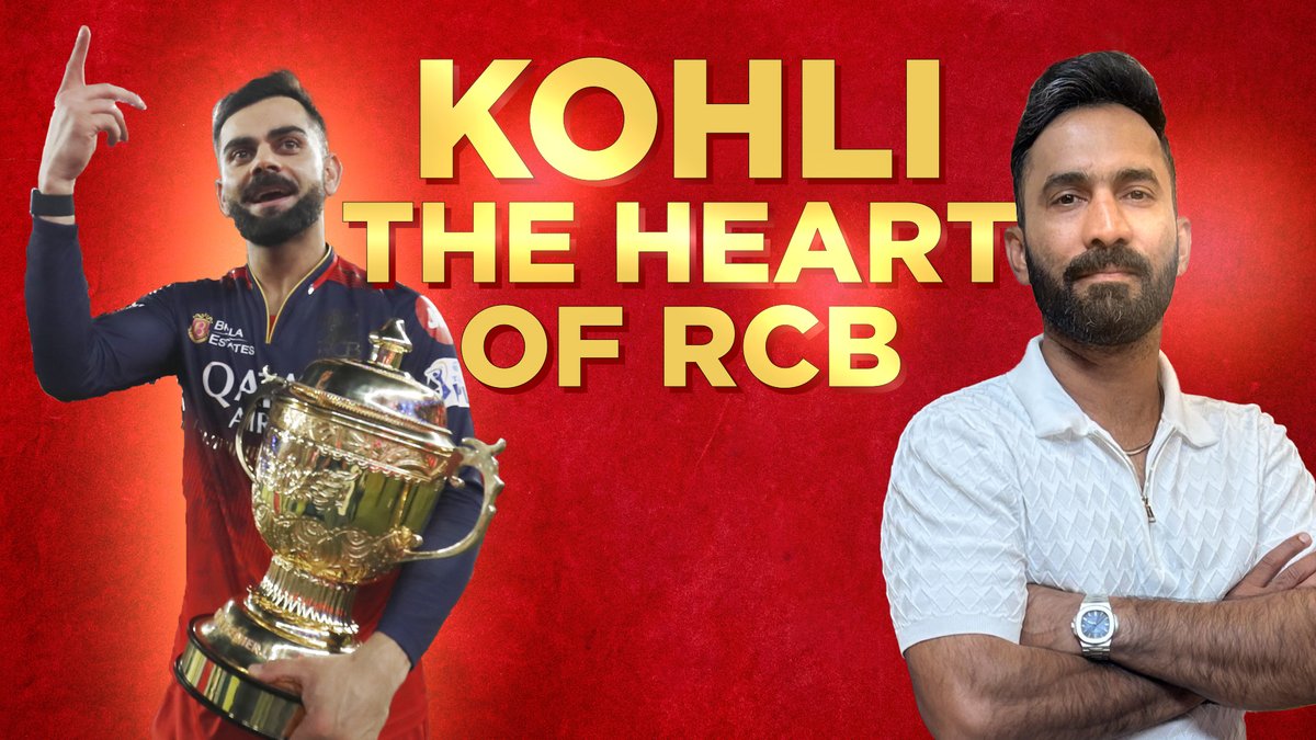 Virat Kohli - the heart, soul &amp; spark behind RCB’s IPL glory! 👑 DK reflects on his unmatched legacy, here 🔥 #ViratKohli #RCB #IPL2025