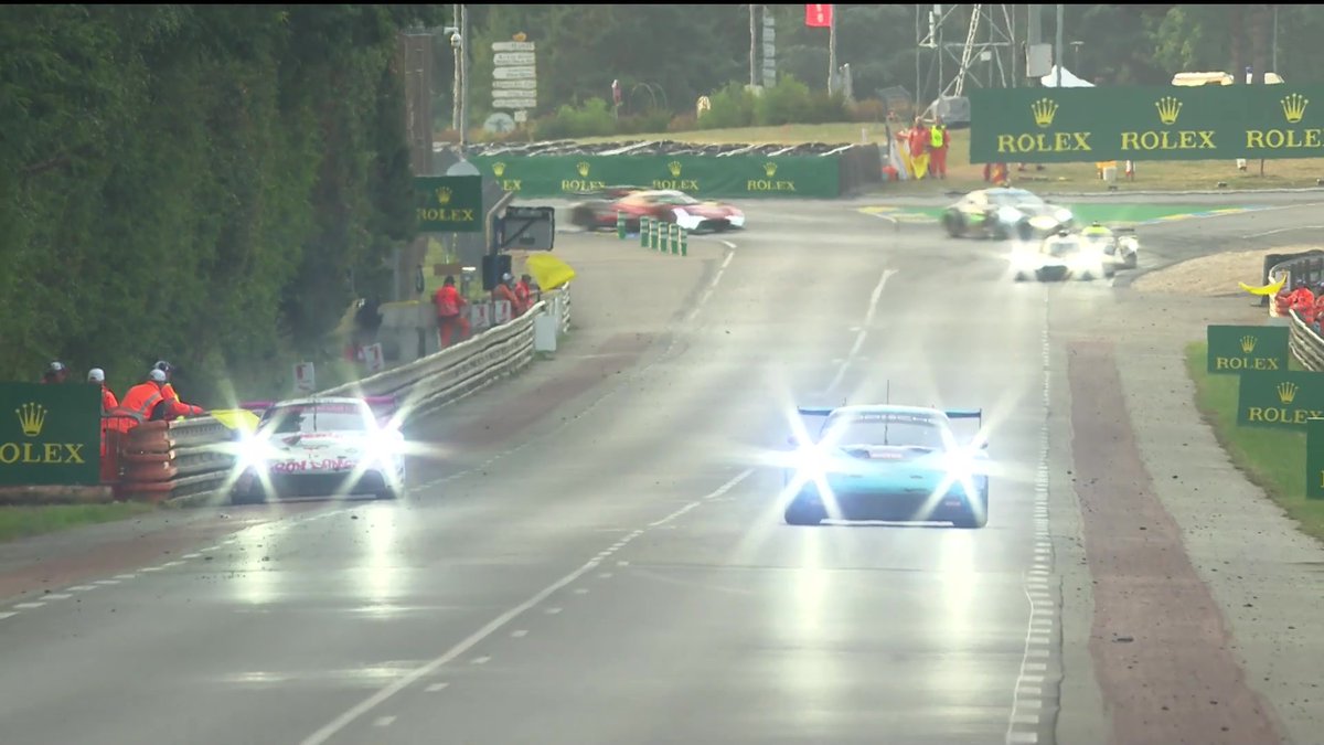 Unfortunately Rahel Frey has stopped with the Porsche #85 on the track. #LeMans24