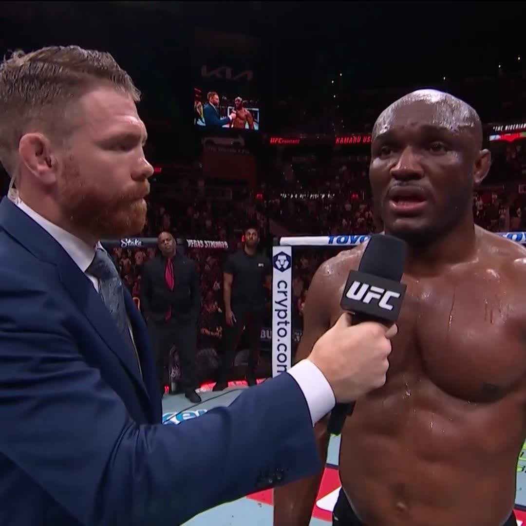 The Boogeyman is BACK! 😤 [ #UFCAtlanta | @Usman84KG ]