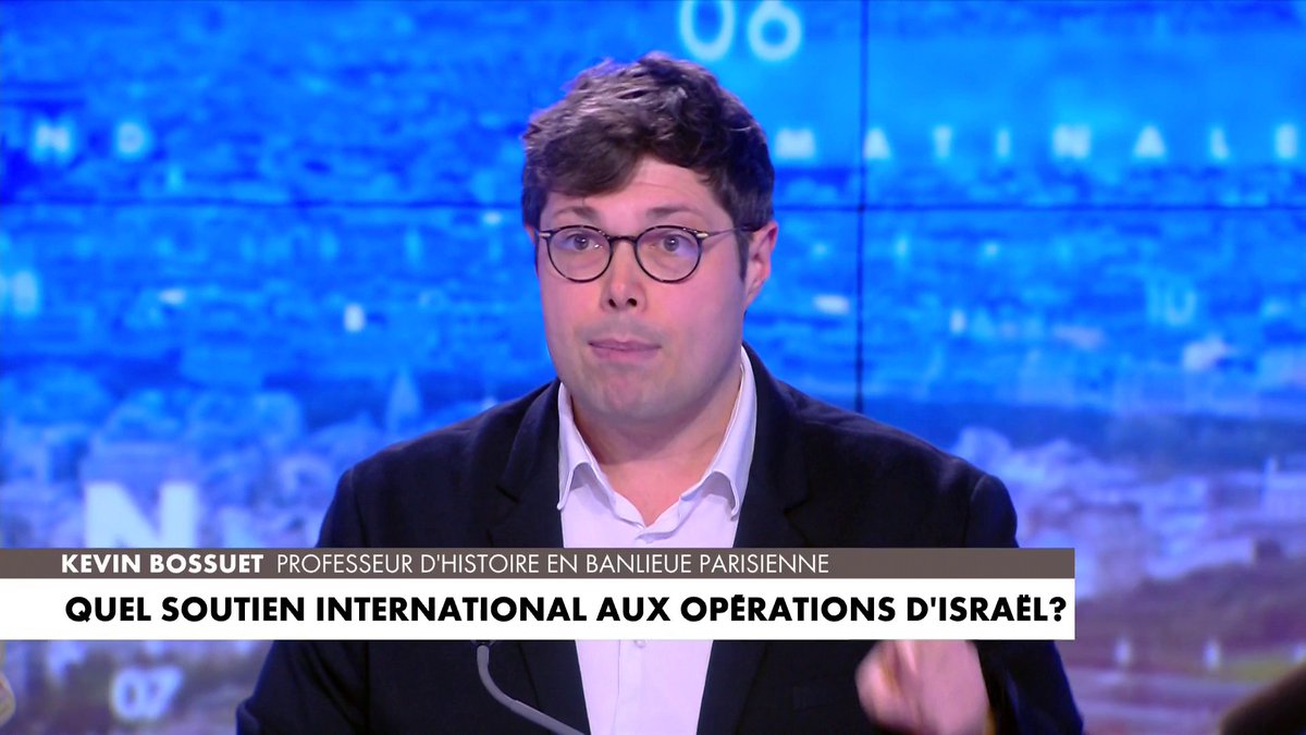 Kevin Bossuet : «Les Israéliens sont en train de défendre nos valeurs, la sécurité de l'Occident et la sécurité de l'Europe», dans #LaMatinaleWE