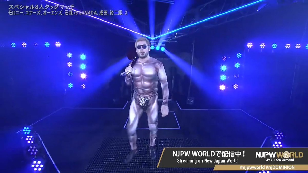 "Fashion Monster" SANADA Sign up Now &amp; Stay tuned to #NJPW #njpwworld #njDOMINION