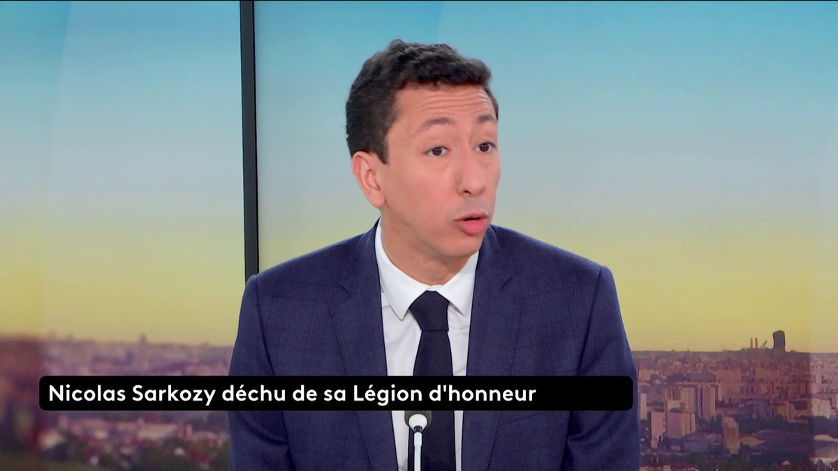 «C’est une honte», réagit Othman Nasrou, vice-président les Républicains, après le retrait de la légion d’honneur de Nicolas Sarkozy, condamné pour corruption. Pour rappel, le slogan de Bruno Retailleau à la tête du parti est «La France des honnêtes gens».