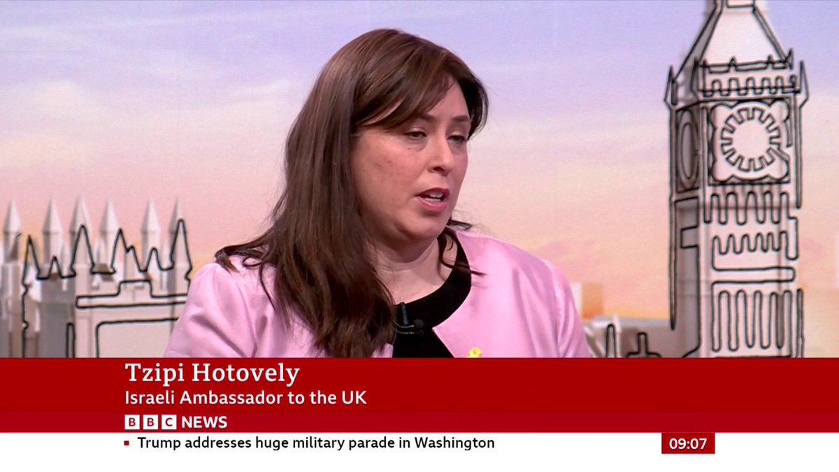 "Iran with nuclear capabilities will be devastating to the region" Israeli Ambassador to the UK Tzipi Hotovely says her country's intelligence services found out Iran was "racing fast to get nuclear bombs" #BBCLauraK