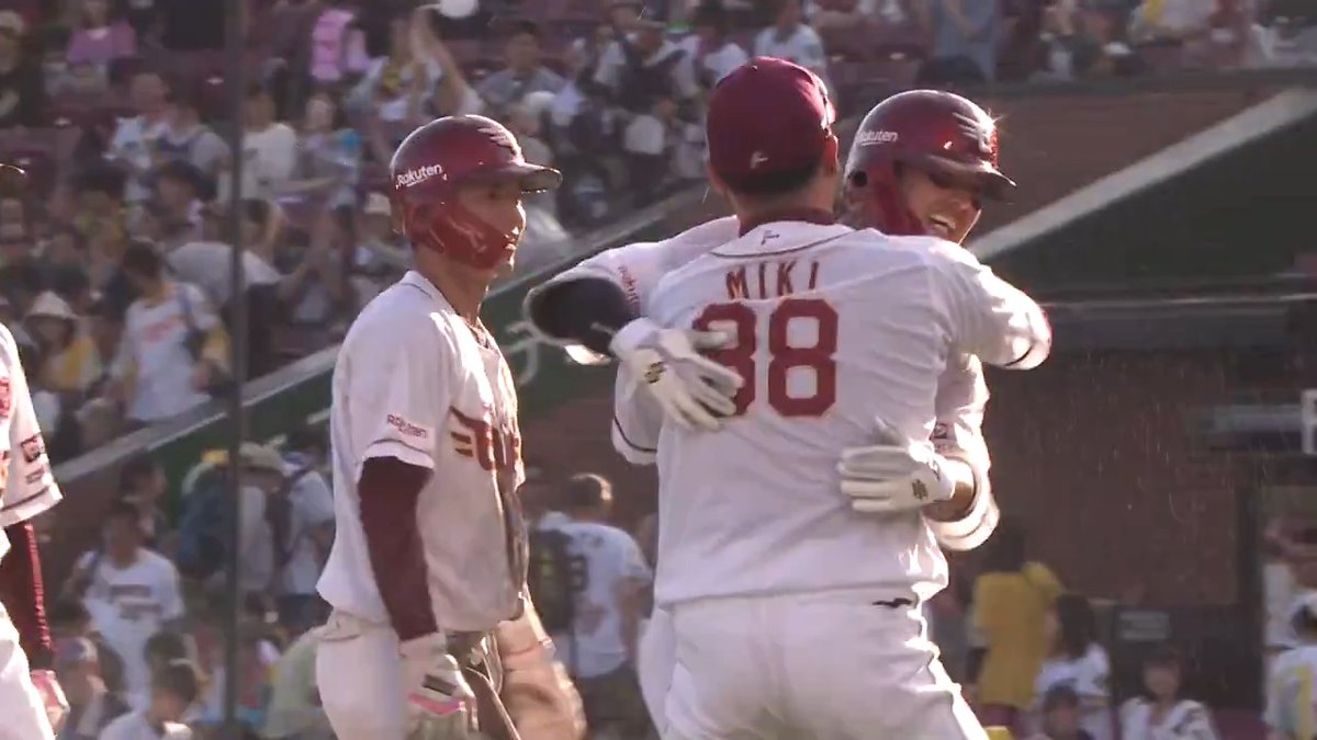 【試合終了：E 3×-2 T】 サヨナラの場面をお届けします✨ #RakutenEagles #キ！