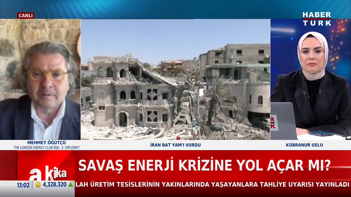 📌Savaş enerji krizine yol açar mı? The London Energy Club Başkanı Mehmet Öğütçü #HaberBülteni'nde Kübranur Uslu'ya değerlendi.