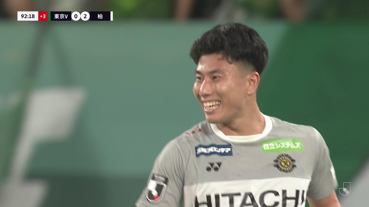 #細谷真大 のゴールでダメ押しの3点目! 🎦 ゴール動画 🏆 明治安田J1リーグ 第20節 🆚 東京Vvs柏 🔢 0-3 ⌚️ 90+3分 ⚽️ 細谷 真大(柏) #Jリーグ