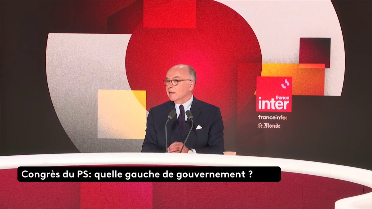 "Rompez avec la France insoumise, rassemblez tous les socialistes et sociaux-démocrates", le message de Bernard Cazeneuve à Olivier Faure dans #QuestionsPol
