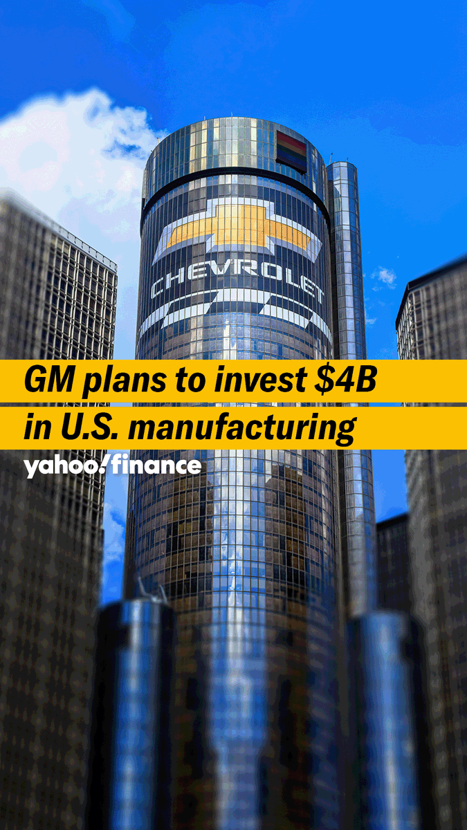 GM plans to invest $4 billion in US manufacturing. Pras Subramanian with details: