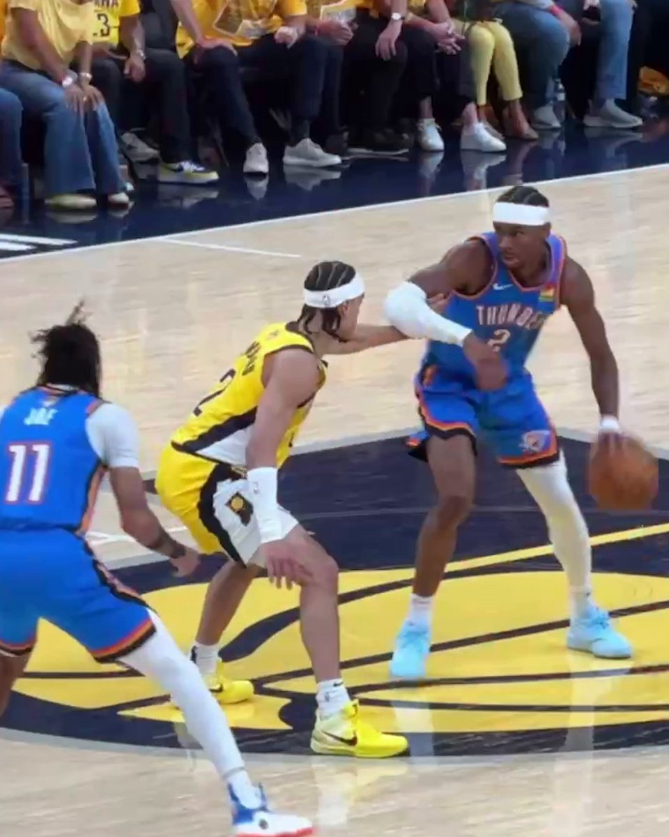 If you look at the game from a different lens. You realize Shai gets fouled every play 😭
